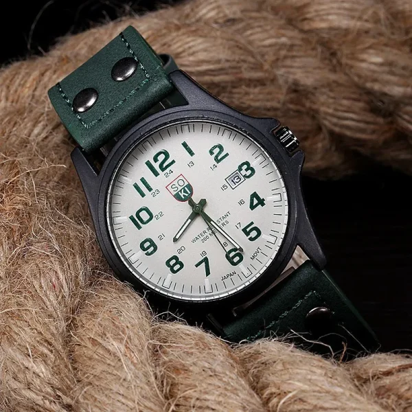 Men Watches Masculino Relogio Army Quartz Watch - Image 2
