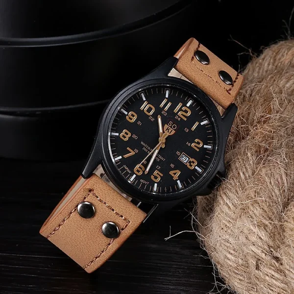 Men Watches Masculino Relogio Army Quartz Watch - Image 3