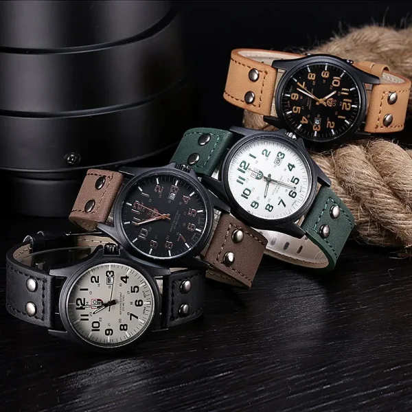 Men Watches Masculino Relogio Army Quartz Watch - Image 4