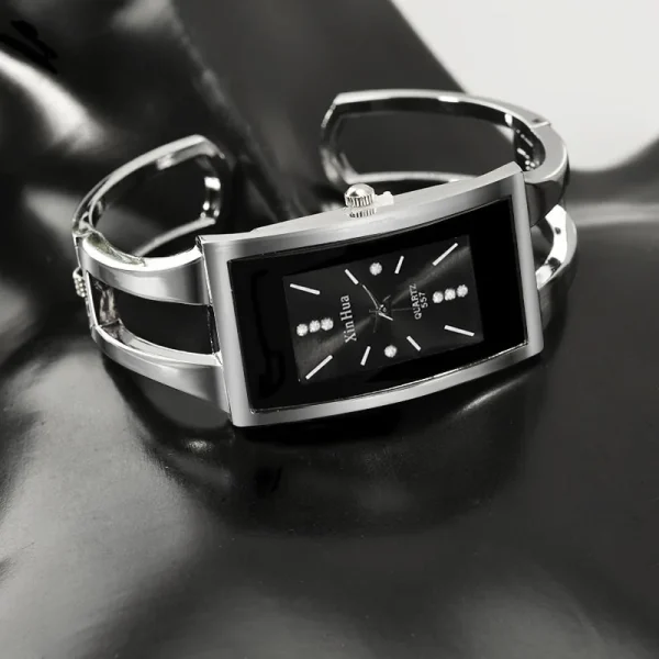Women Bracelet Watch Silver Casual - Image 6