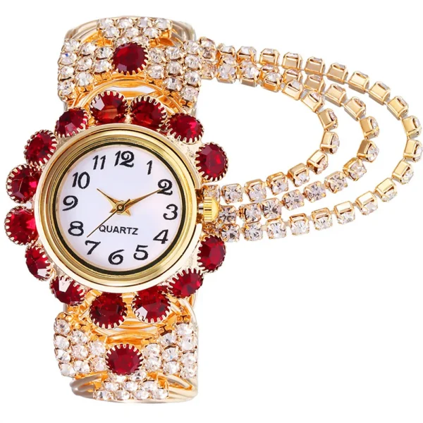 Women Shine Bracelet Watch Luxury Elegant Rose - Image 4