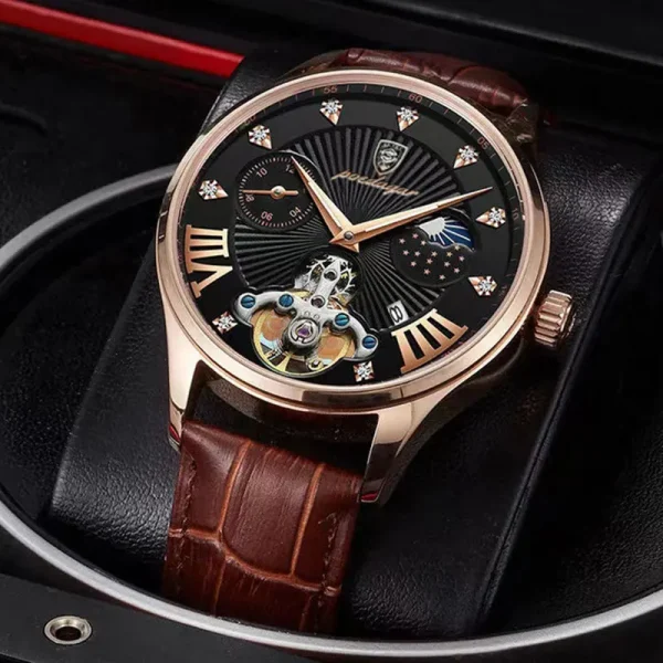 Luxury Mens Watches High Quality Leather Watch - Image 4