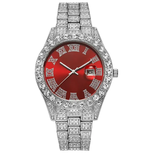 Full Steel Gold Quartz Wristwatch for Men, Luxury Watches - Image 16