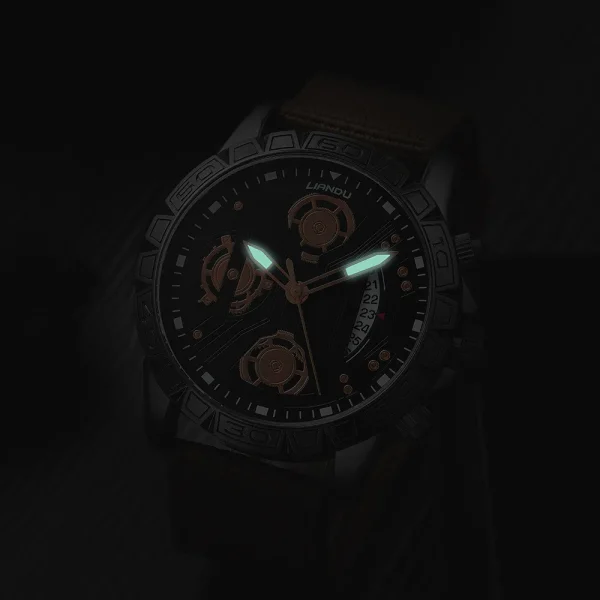 Men Watches Bracelet Sets LIANDU Luxury Quartz Wristwatch - Image 6