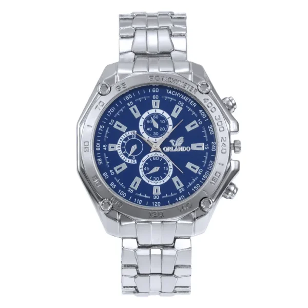 Men Watches Quartz Silver-gold Stainless Steel - Image 15