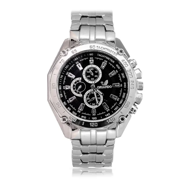 Men Watches Quartz Silver-gold Stainless Steel - Image 14