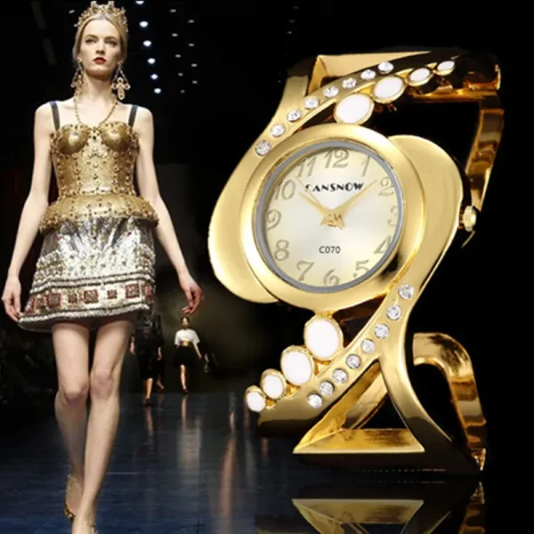 New Design Women Bangle Wristwatch - Image 6