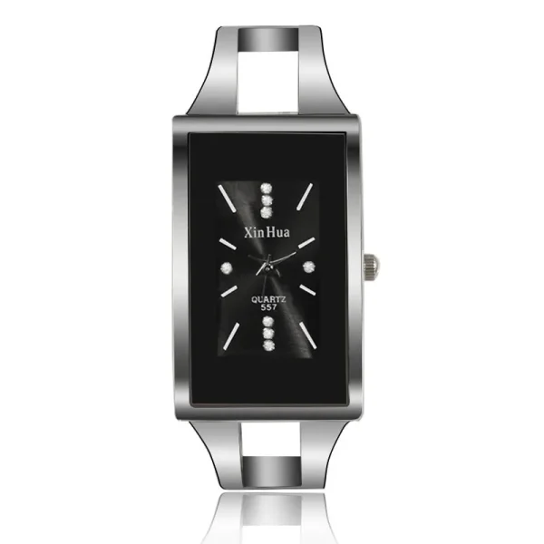 Women Bracelet Watch Silver Casual - Image 10