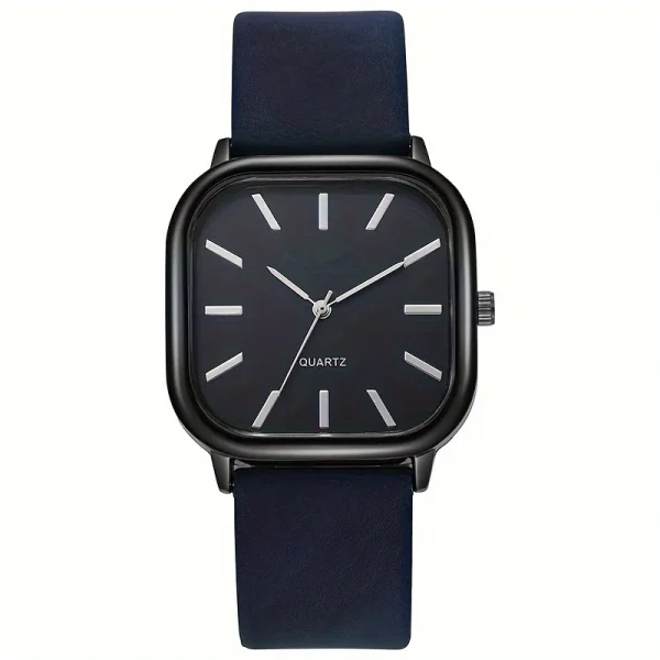 New Simple Leather Watch Men/Women Quartz Wristwatch - Image 5