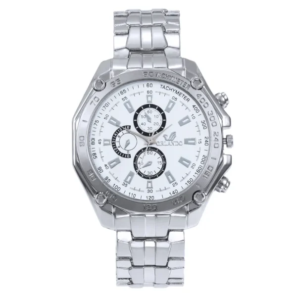 Men Watches Quartz Silver-gold Stainless Steel - Image 16
