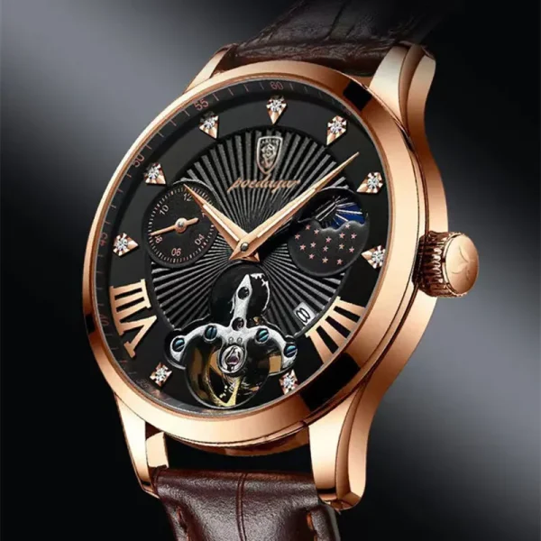 Luxury Mens Watches High Quality Leather Watch - Image 2