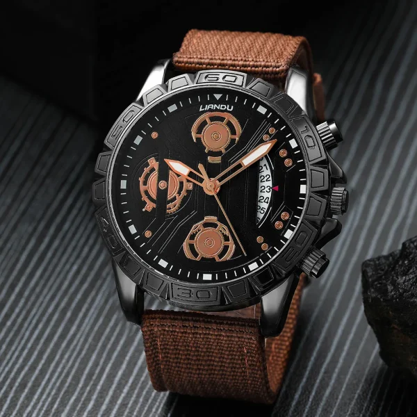 Men Watches Bracelet Sets LIANDU Luxury Quartz Wristwatch - Image 3
